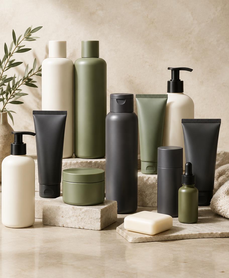 Unbranded beauty & personal care product assortment
